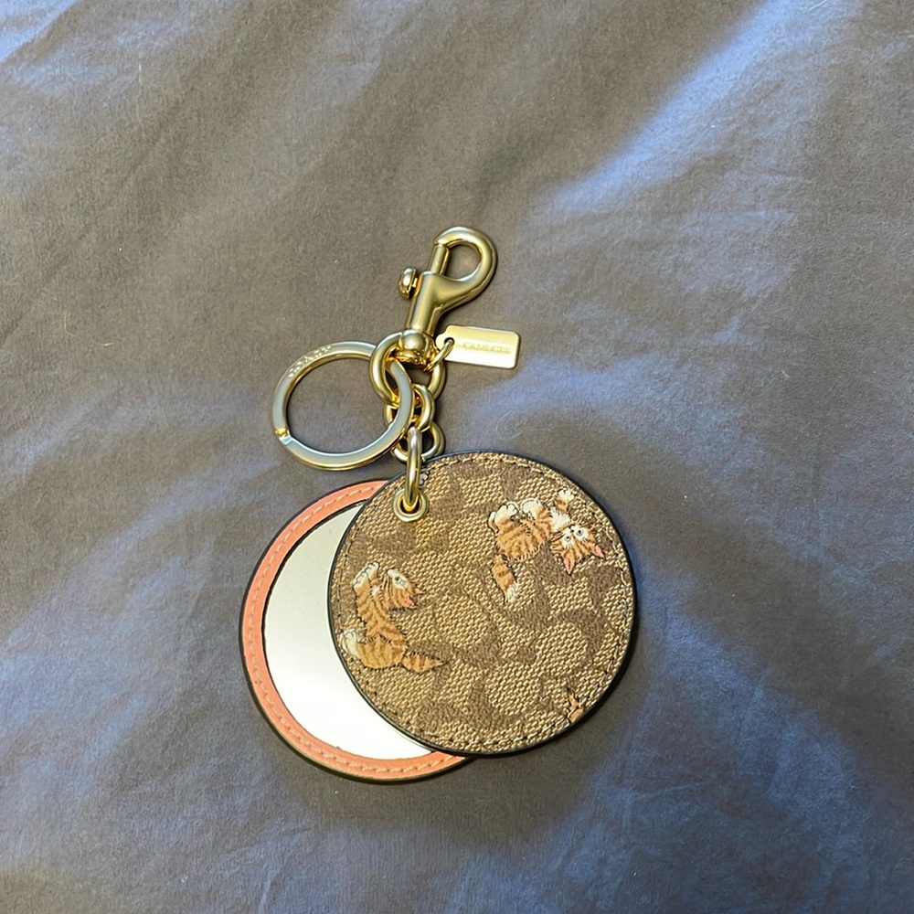 Coach Creatures Kitten Bag Mirror Charm